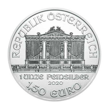 1 x 1 Oz Silber Philharmoniker