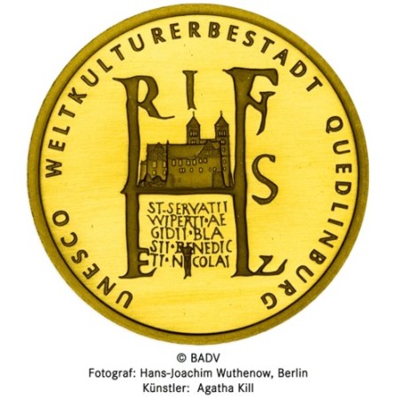 1/2 oz gold 100 € Deutschland 2003 Quedlinburg