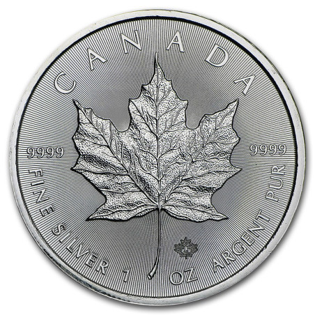 1 x 1 Oz Silber Maple Leaf 2025