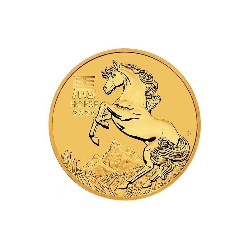 1 Oz Gold Lunar III Pferd 2026