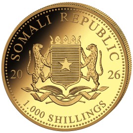 1 oz Gold Somalia Elefant 2026