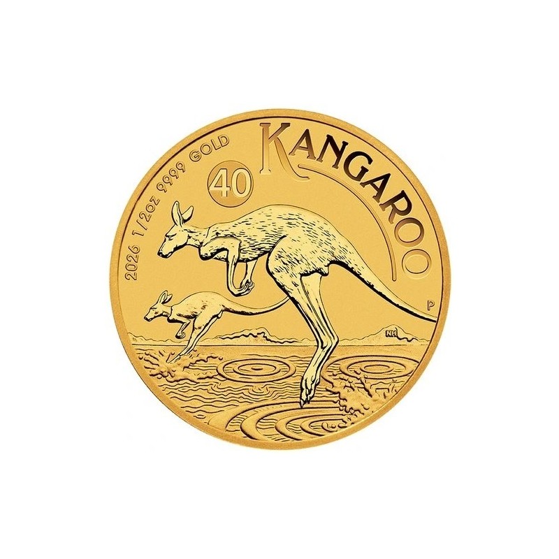 1 x 1/2 Oz Gold Australian Känguru 2026