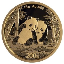 15 g Goldmünze China Panda 2026