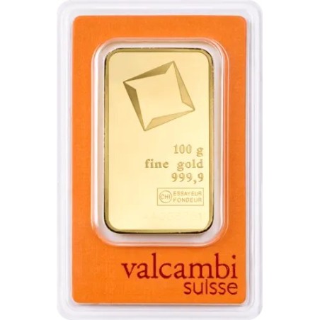 Valcambi Goldbarren 100 g