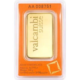 100 g Goldbarren Valcambi