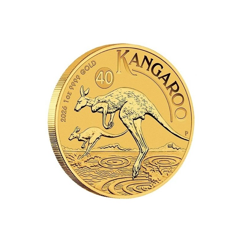 1 x 1 Oz Gold Nugget Känguru 2026