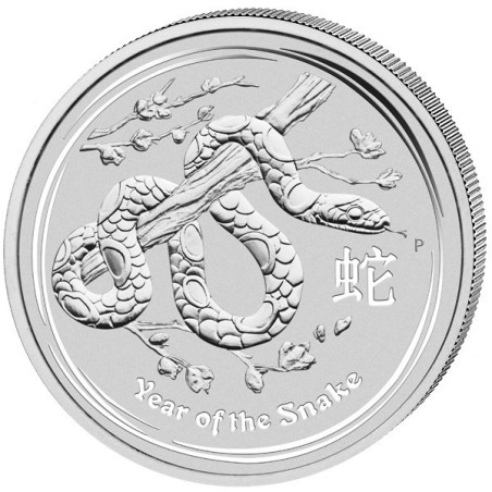 10 oz Silber Lunar Schlange 2013