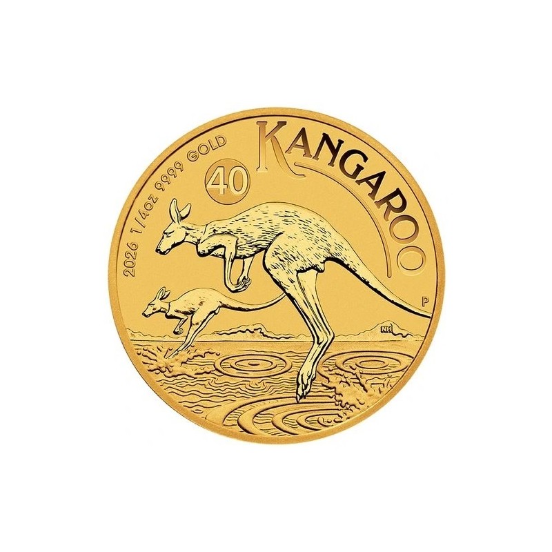 1 x 1/4 Oz Gold Australian Känguru 2026