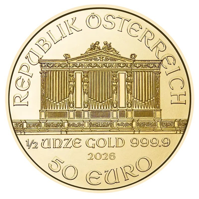 1/2 Oz Gold Philharmoniker 2026