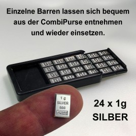 24 x 1 g Silberbox