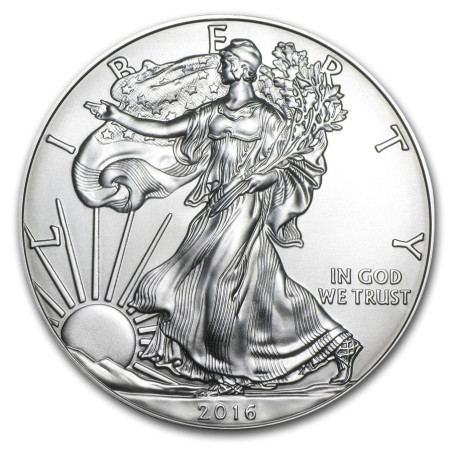 1 x 1 Oz Silber American Eagle 2021