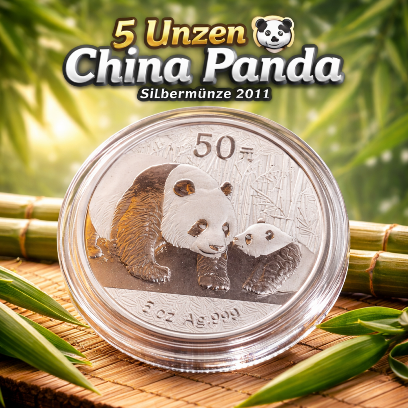 5 Oz Silber China Panda 2011