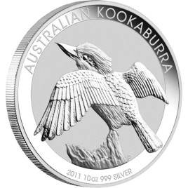 10 Unzen Silbermünze Kookaburra 2011