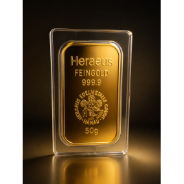 Heraus Goldbarren