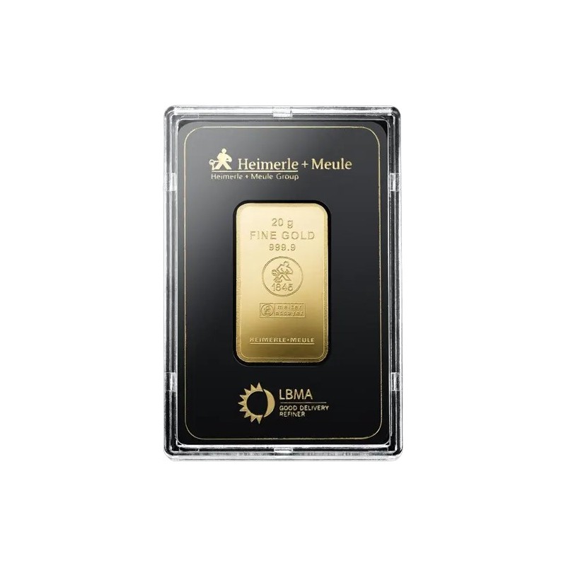 20 g Goldbarren Heimerle & Meule 20 g Goldbarren Heimerle & Meule