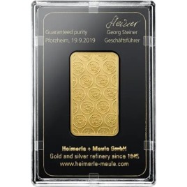20 g Goldbarren Heimerle & Meule