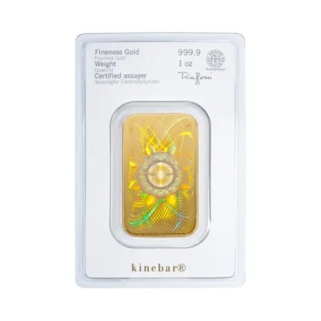 1 Unze Goldbarren Heraeus Kinebar