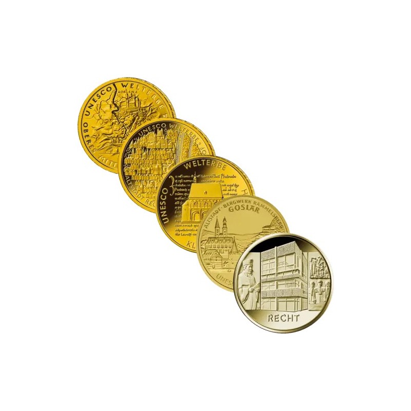 1/2 oz Gold 100 € divers 1/2 oz Gold 100 € divers