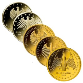 1/2 oz Gold 100 € divers