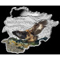 1 x 1 Oz Silber Andorra Wildlife Steinadler color