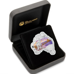 1 x 1 Oz Silber Kangaroo color