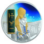 2 x 1 Oz Silbermuenze-Echnaton-color 2 x 1 Oz Silbermuenze-Echnaton-color